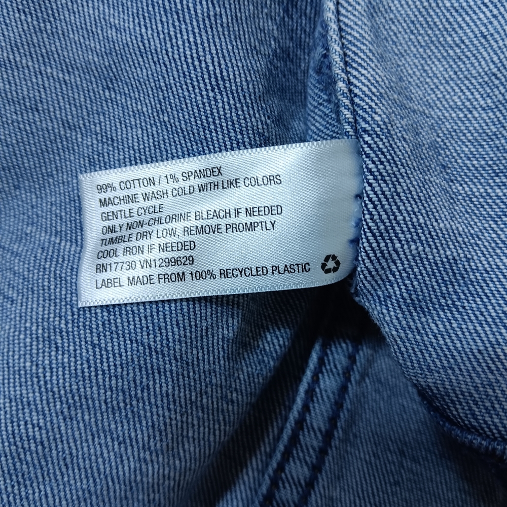 AVA and VIV size 4X denim Jean jacket blue - Picture 12 of 13